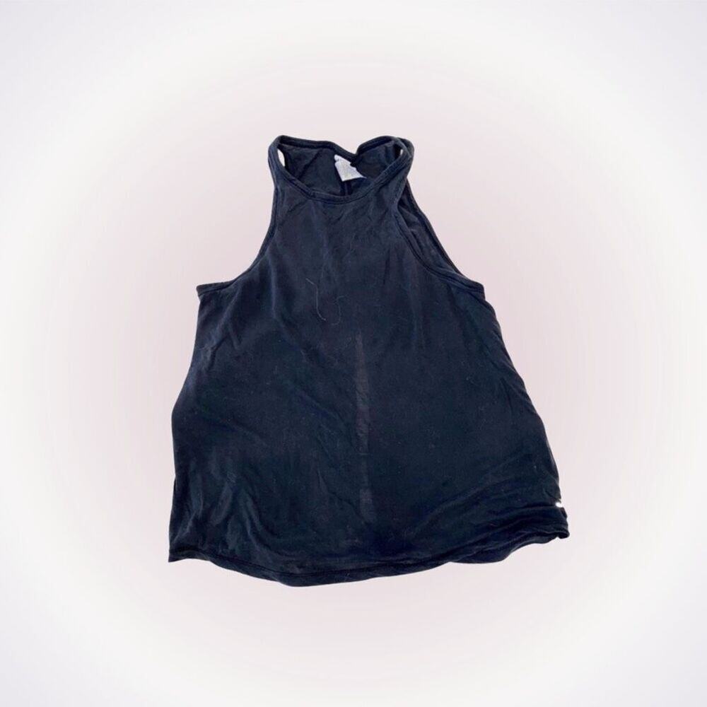 Joy Lab black high neck open back tank top | Sz S